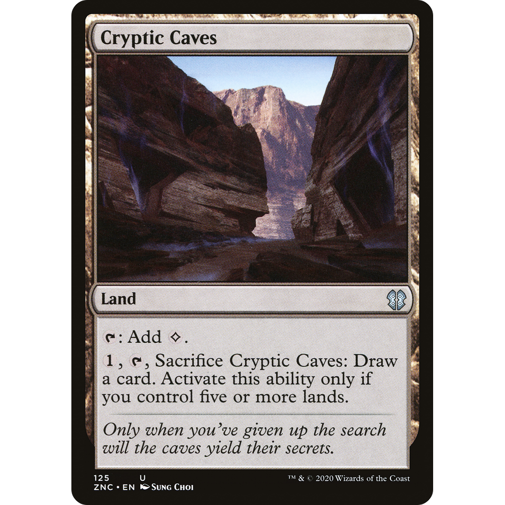 Cryptic Caves (ZNC-125) - Zendikar Rising Commander