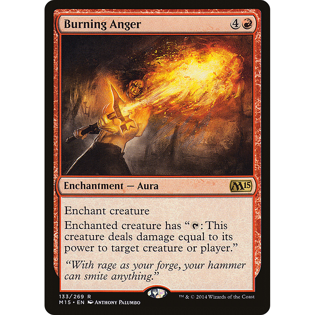 Burning Anger (M15-133) - Magic 2015 Foil
