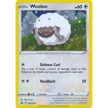 Wooloo - SWSH011 SWSH011/307 - SWSH Sword & Shield Promo Cards Holofoil