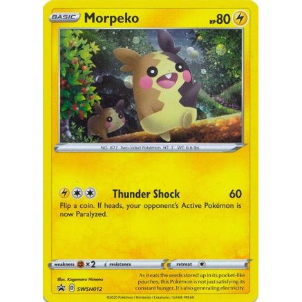 Morpeko - SWSH012 SWSH012/307 - SWSH Sword & Shield Promo Cards Holofoil