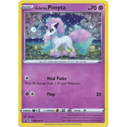 Galarian Ponyta - SWSH013 SWSH013/307 - SWSH Sword & Shield Promo Cards Holofoil