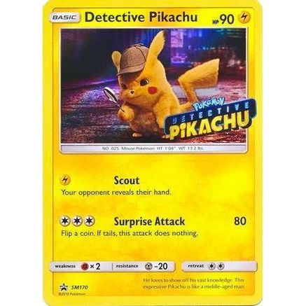 Detective Pikachu - SM170 (Stamped) - SM Promos Holofoil