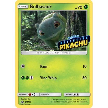 Bulbasaur - SM198 (Detective Pikachu Stamped)/248 - SM Promos Holofoil