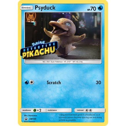 Psyduck - SM199 (Detective Pikachu Stamped) - SM Promos Holofoil