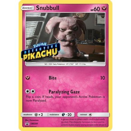 Snubbull - SM200 (Detective Pikachu Stamped)/248 - SM Promos Holofoil