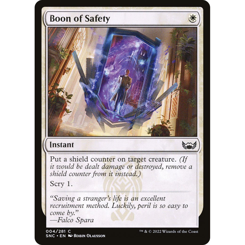 Boon of Safety (SNC-004) - Streets of New Capenna