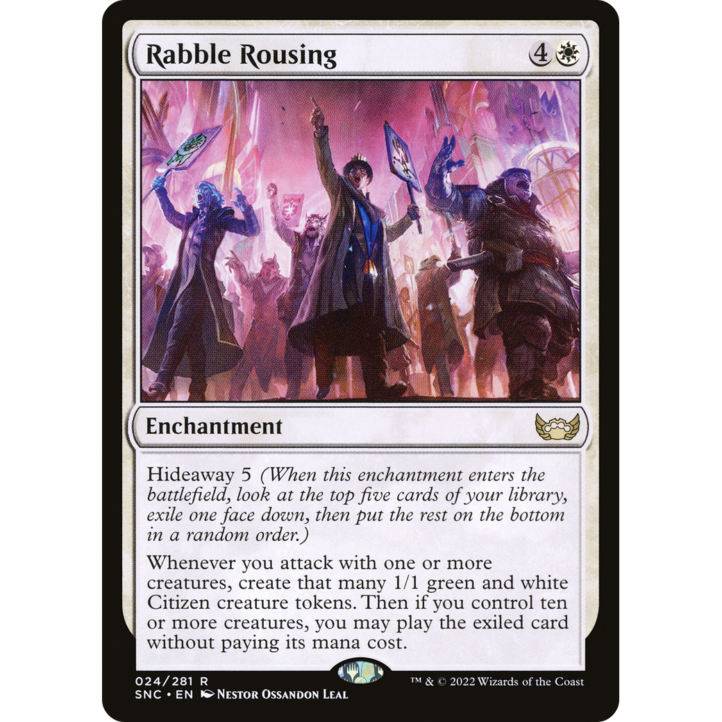 Rabble Rousing (SNC-024) - Streets of New Capenna Foil