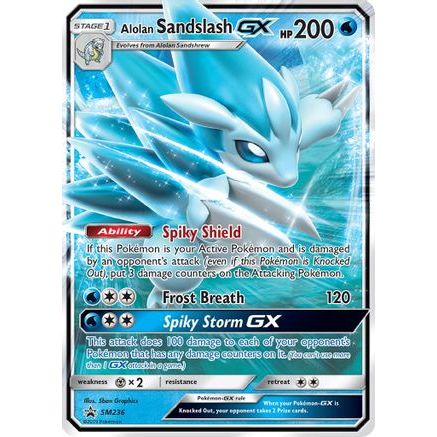 Alolan Sandslash GX - SM236 SM236/248 - SM Promos Holofoil