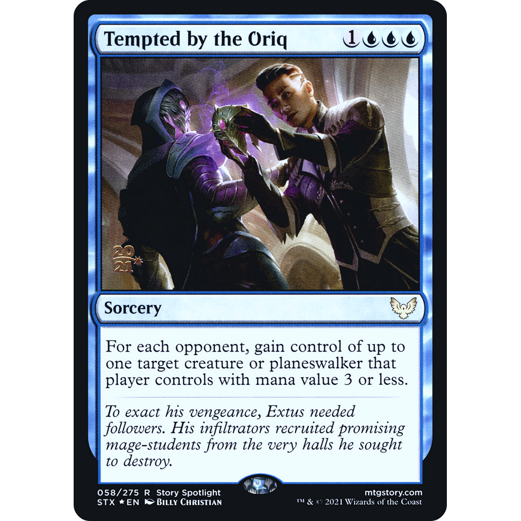 Tempted by the Oriq (PRE-058) - Strixhaven: School of Mages Promos Foil