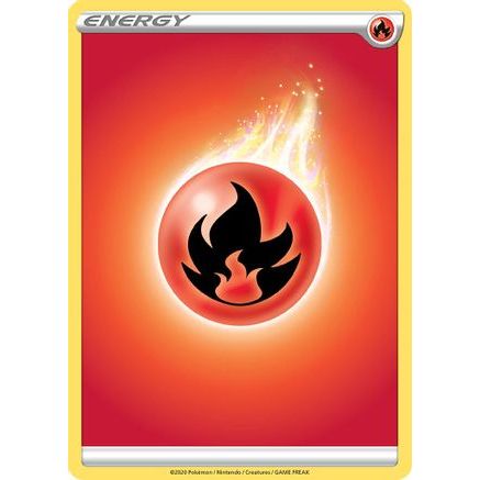 Fire Energy - SWSH01 Sword & Shield Base Set Reverse Holofoil