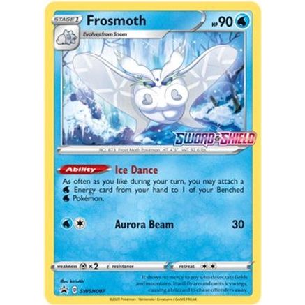 Frosmoth - SWSH007 (Prerelease) SWSH007/307 - SWSH Sword & Shield Promo Cards Holofoil