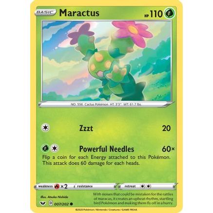 Maractus 7/202 - SWSH01 Sword & Shield Base Set