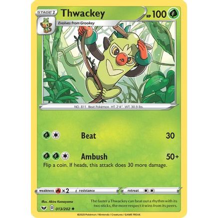 Thwackey (013) 13/202 - SWSH01 Sword & Shield Base Set