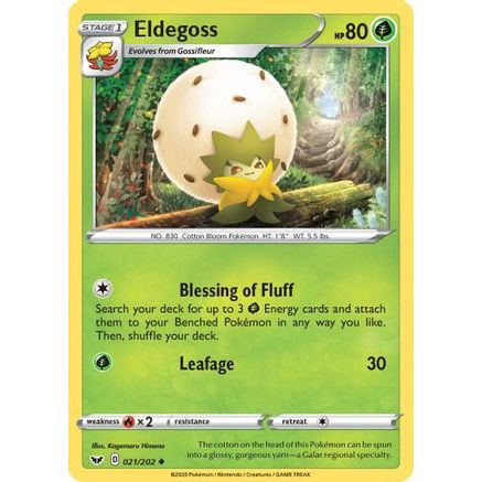 Eldegoss 21/202 - SWSH01 Sword & Shield Base Set