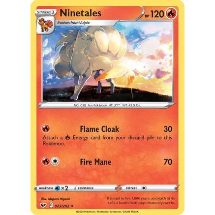 Ninetales 23/202 - SWSH01 Sword & Shield Base Set