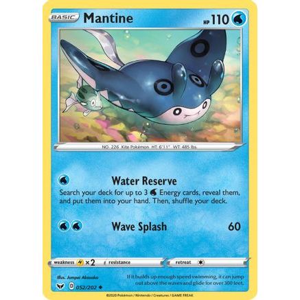 Mantine 52/202 - SWSH01 Sword & Shield Base Set