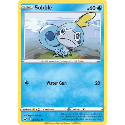 Sobble (054) 54/202 - SWSH01 Sword & Shield Base Set Reverse Holofoil