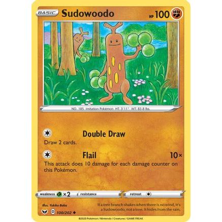 Sudowoodo 100/202 - SWSH01 Sword & Shield Base Set