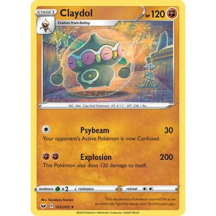 Claydol 103/202 - SWSH01 Sword & Shield Base Set