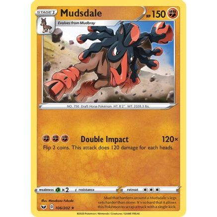 Mudsdale 106/202 - SWSH01 Sword & Shield Base Set