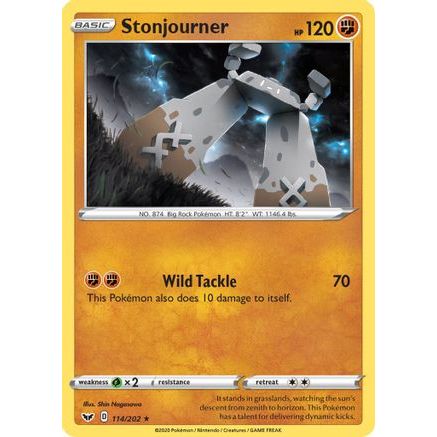 Stonjourner 114/202 - SWSH01 Sword & Shield Base Set