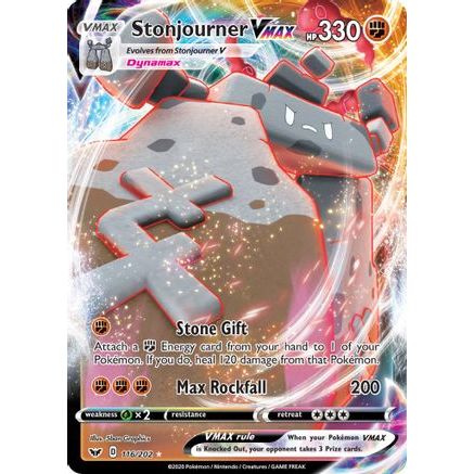 Stonjourner VMAX 116/202 - SWSH01 Sword & Shield Base Set Holofoil