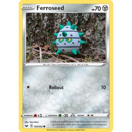 Ferroseed 130/202 - SWSH01 Sword & Shield Base Set