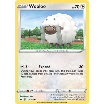 Wooloo (152) 152/202 - SWSH01 Sword & Shield Base Set