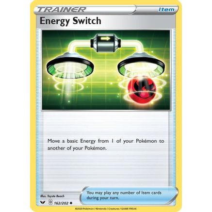 Energy Switch 162/202 - SWSH01 Sword & Shield Base Set Reverse Holofoil