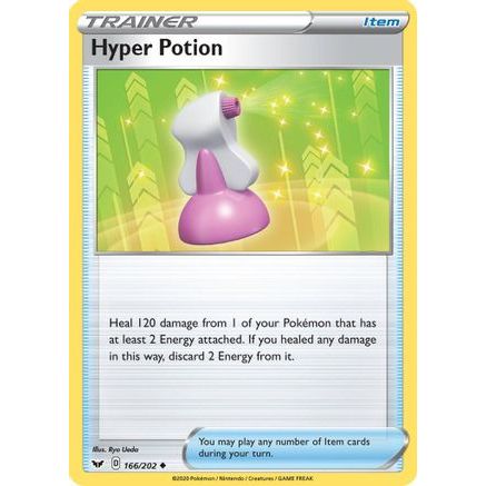 Hyper Potion 166/202 - SWSH01 Sword & Shield Base Set