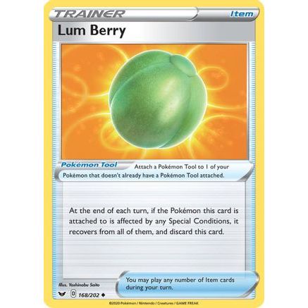 Lum Berry 168/202 - SWSH01 Sword & Shield Base Set