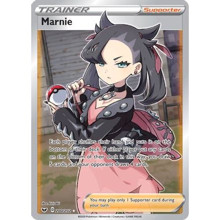 Marnie (Full Art) 200/202 - SWSH01 Sword & Shield Base Set Holofoil