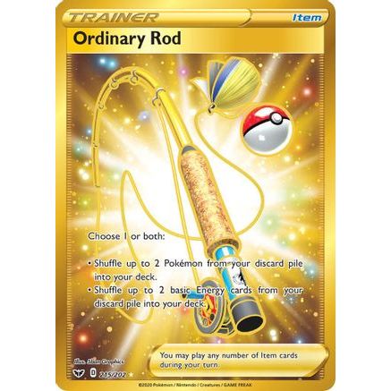 Ordinary Rod (Secret) 215/202 - SWSH01 Sword & Shield Base Set Holofoil