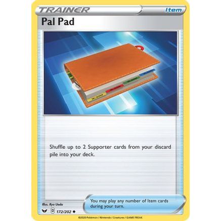 Pal Pad 172/202 - SWSH01 Sword & Shield Base Set