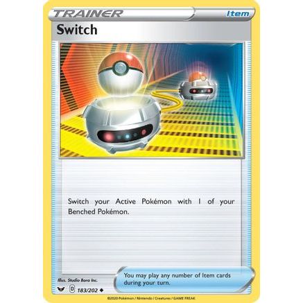 Switch 183/202 - SWSH01 Sword & Shield Base Set