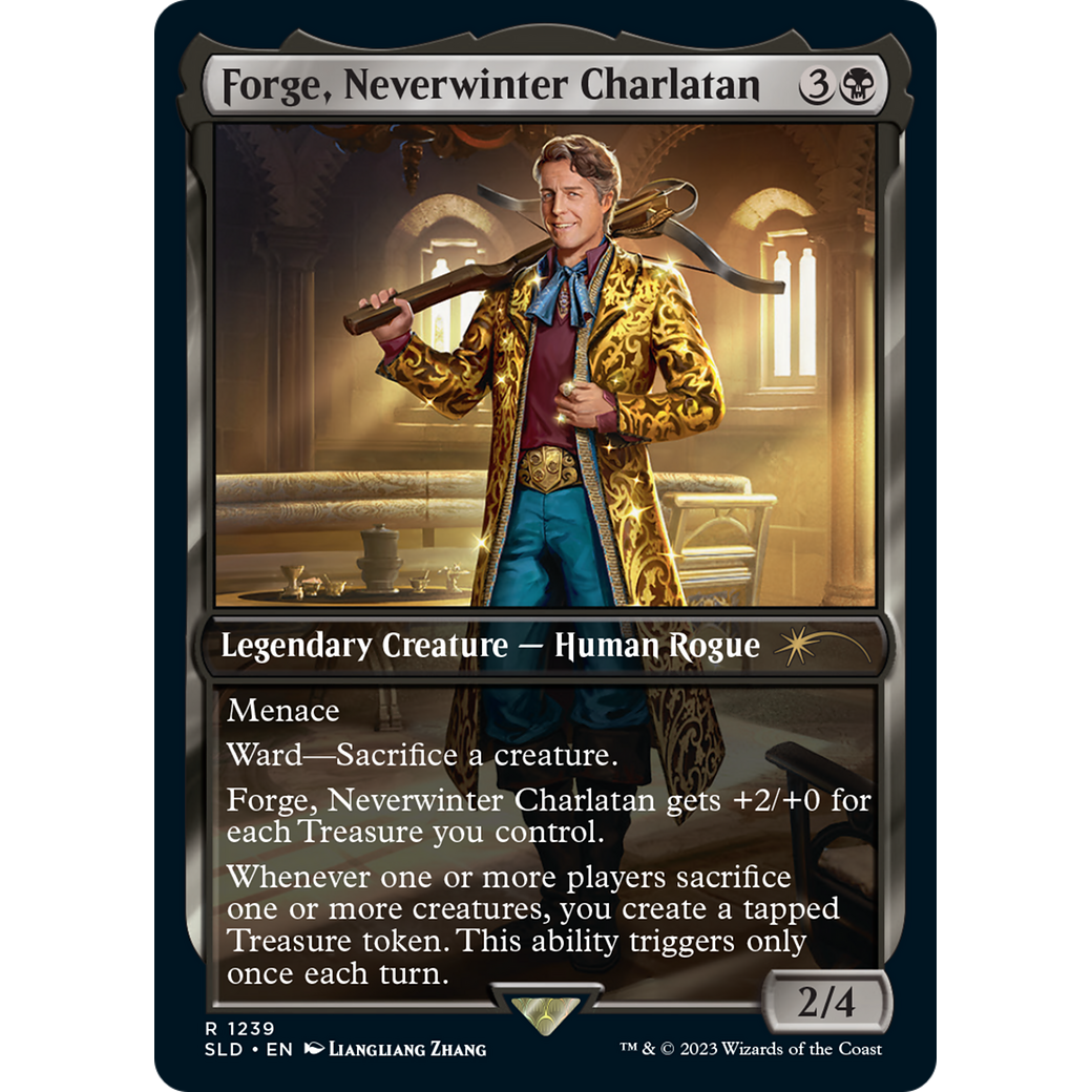 Forge, Neverwinter Charlatan (SLD-1239) - Secret Lair Drop / Forge, Neverwinter Charlatan Foil