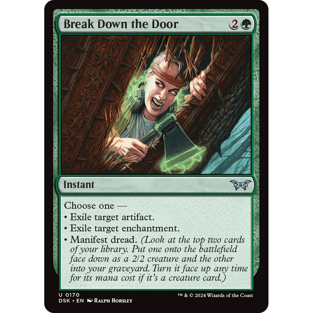 Break Down the Door (DSK-170) - Duskmourn: House of Horror