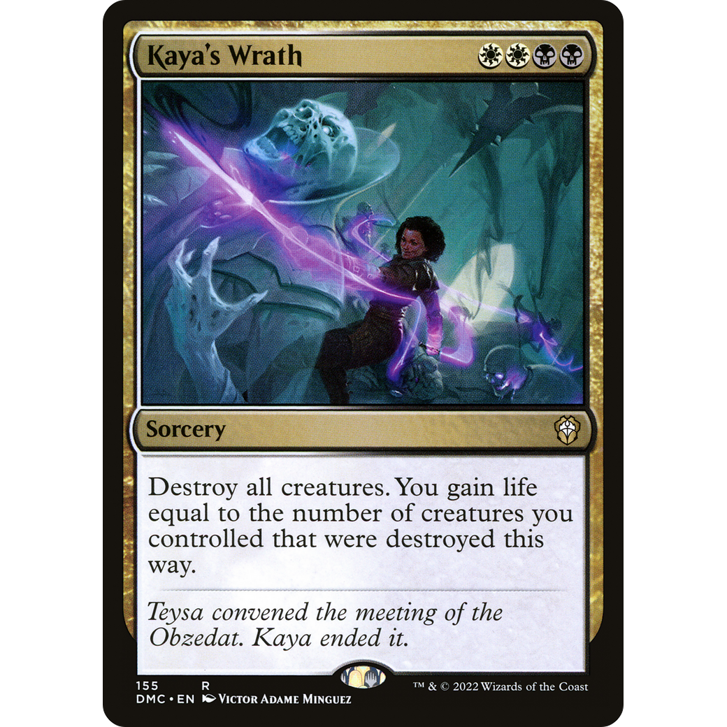 Kaya's Wrath (DMC-155) - Dominaria United Commander