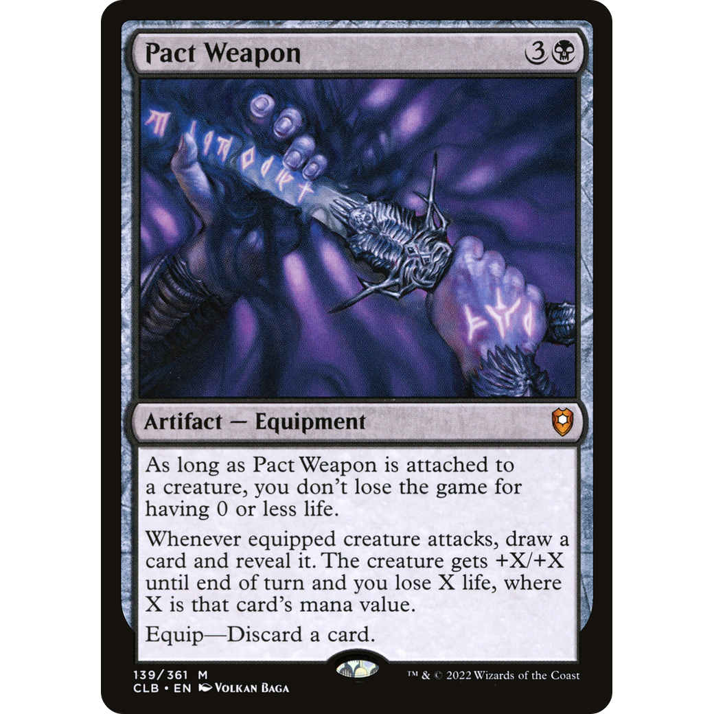 Pact Weapon (CLB-139) - Commander Legends: Battle for Baldur's Gate Foil