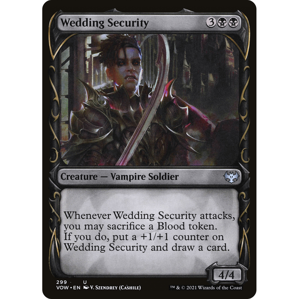 Wedding Security (Showcase) (VOW-299) - Innistrad: Crimson Vow: (Showcase) Foil