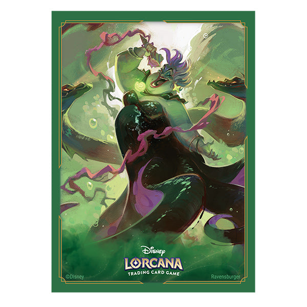 Lorcana TCG: Archazia’s Island: Ursula 65ct Card Sleeves