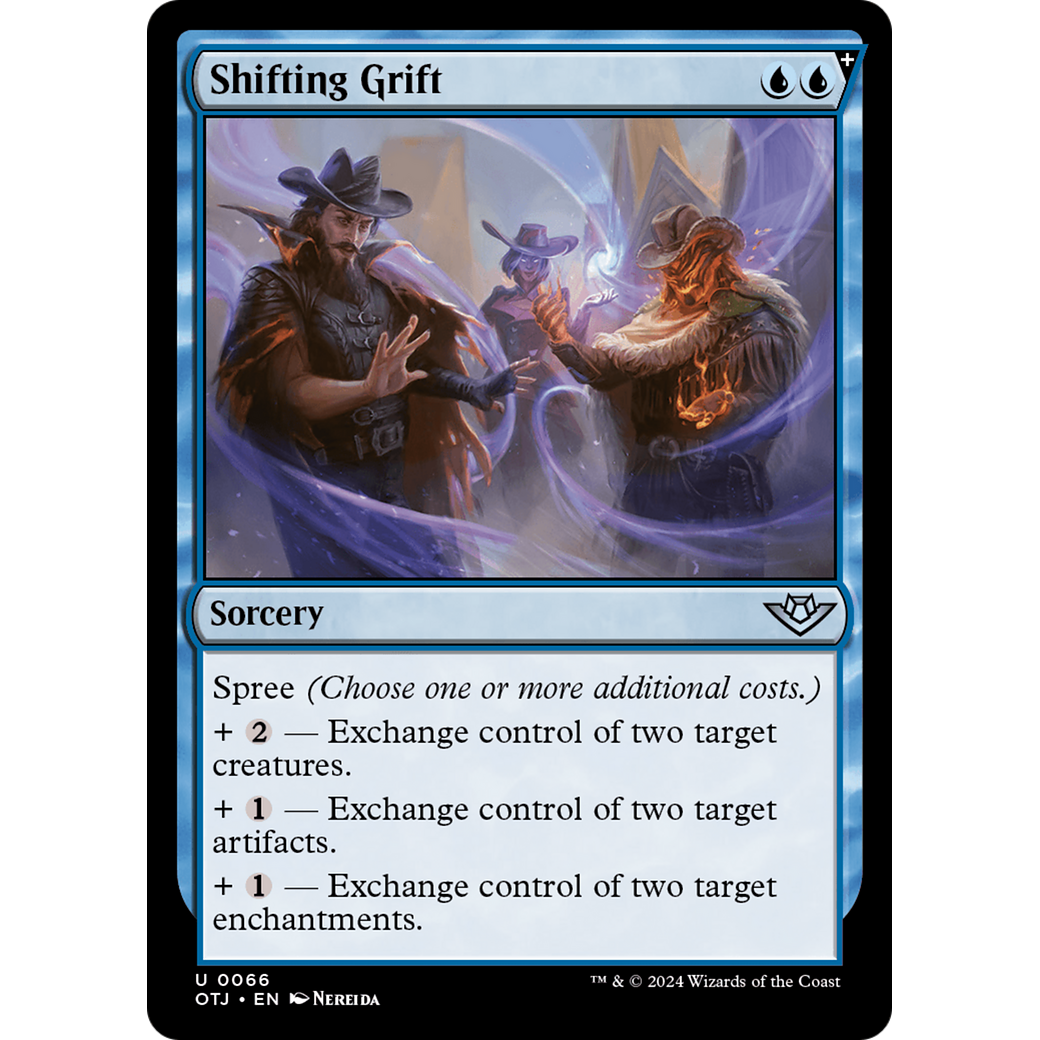 Shifting Grift (OTJ-066) - Outlaws of Thunder Junction: (spree) Foil