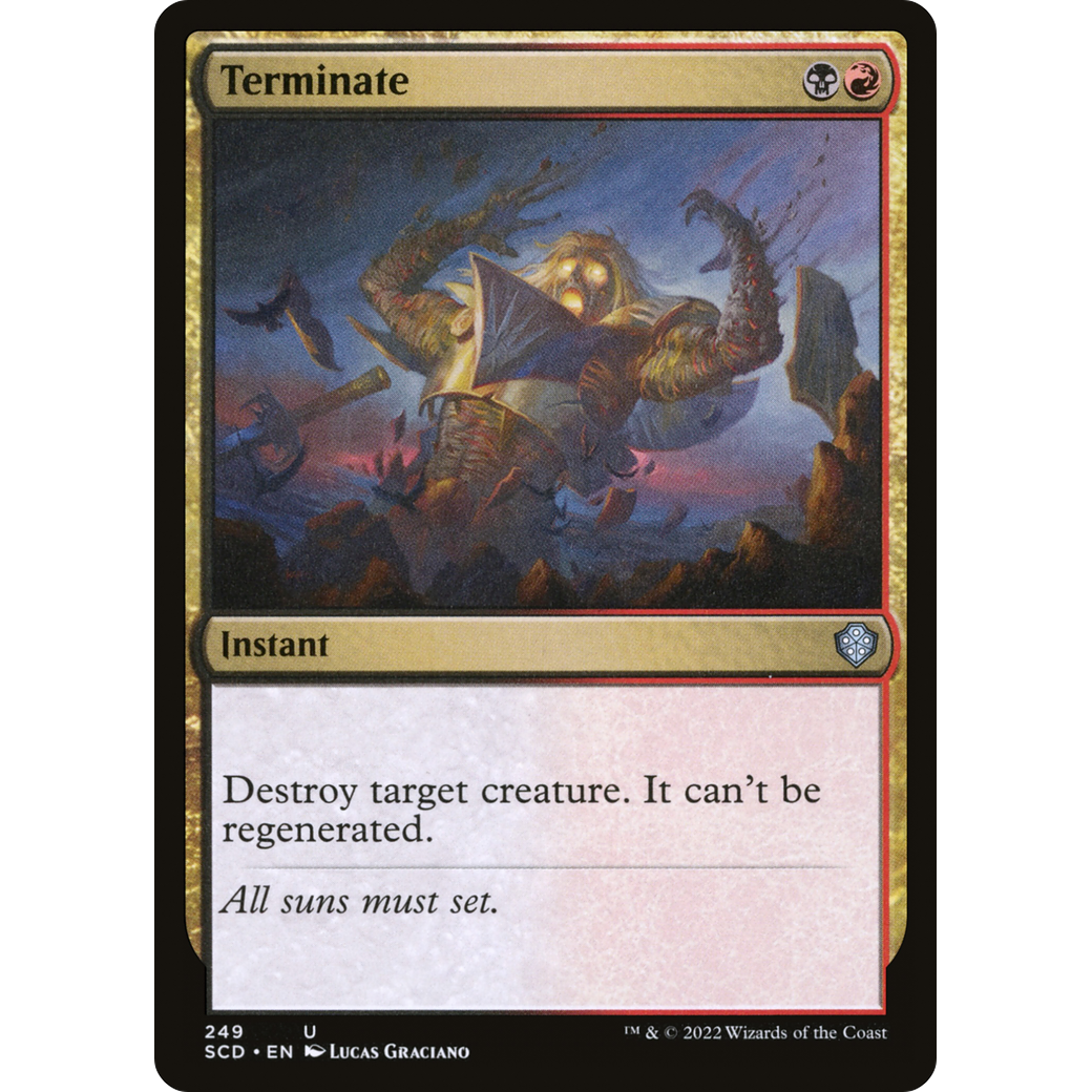 Terminate (SCD-249) - Starter Commander Decks