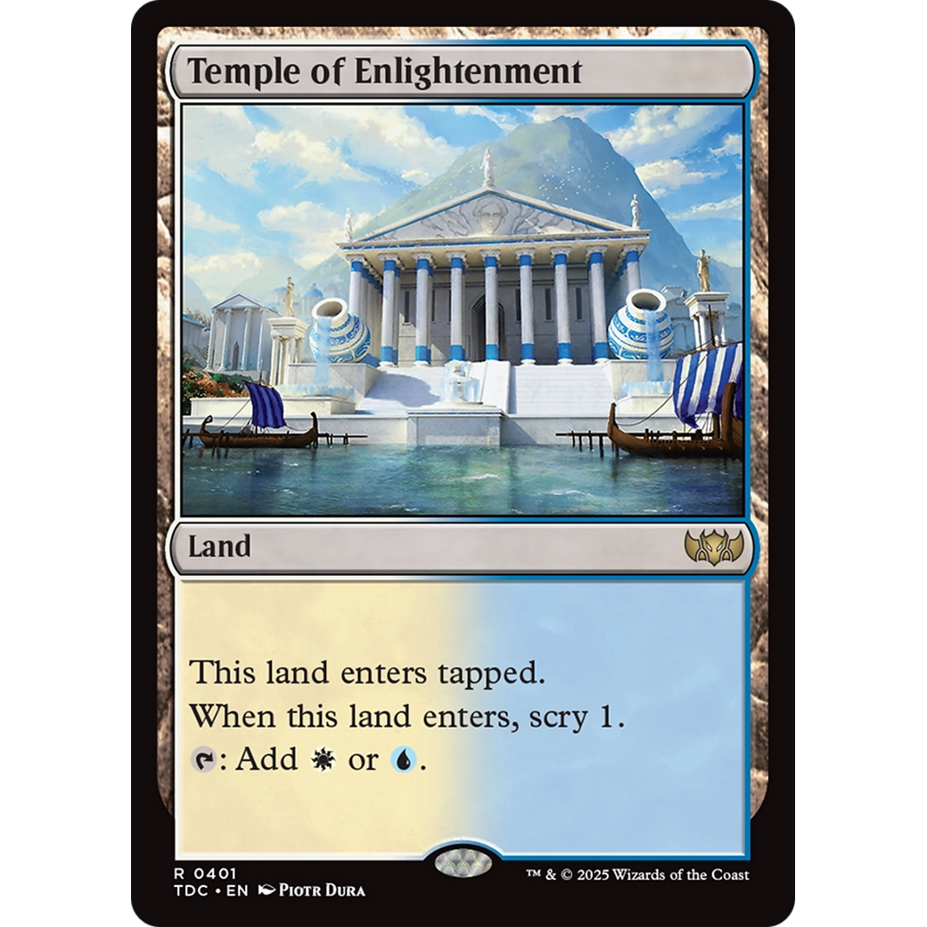 Temple of Enlightenment (TDC-401) - Commander: Tarkir: Dragonstorm