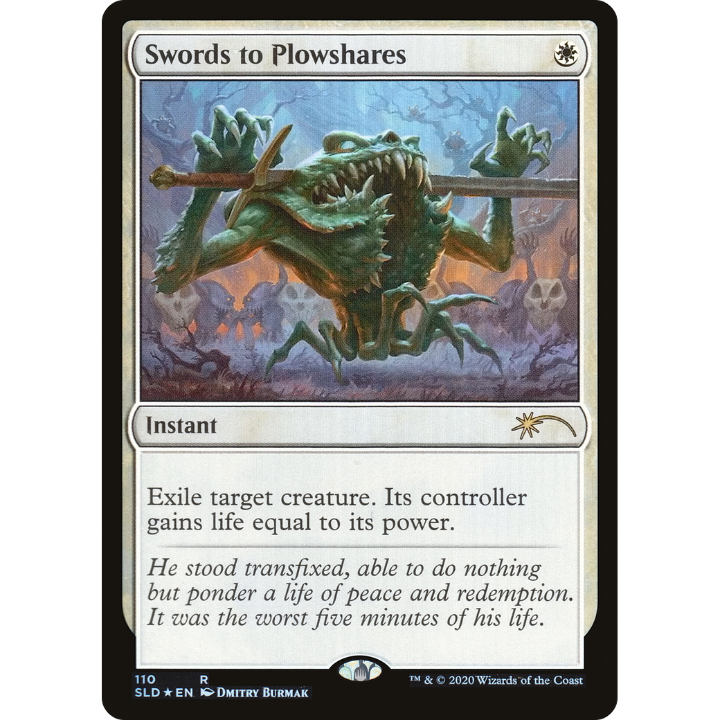 Swords to Plowshares (110) (SLD-110) - Secret Lair Drop Foil