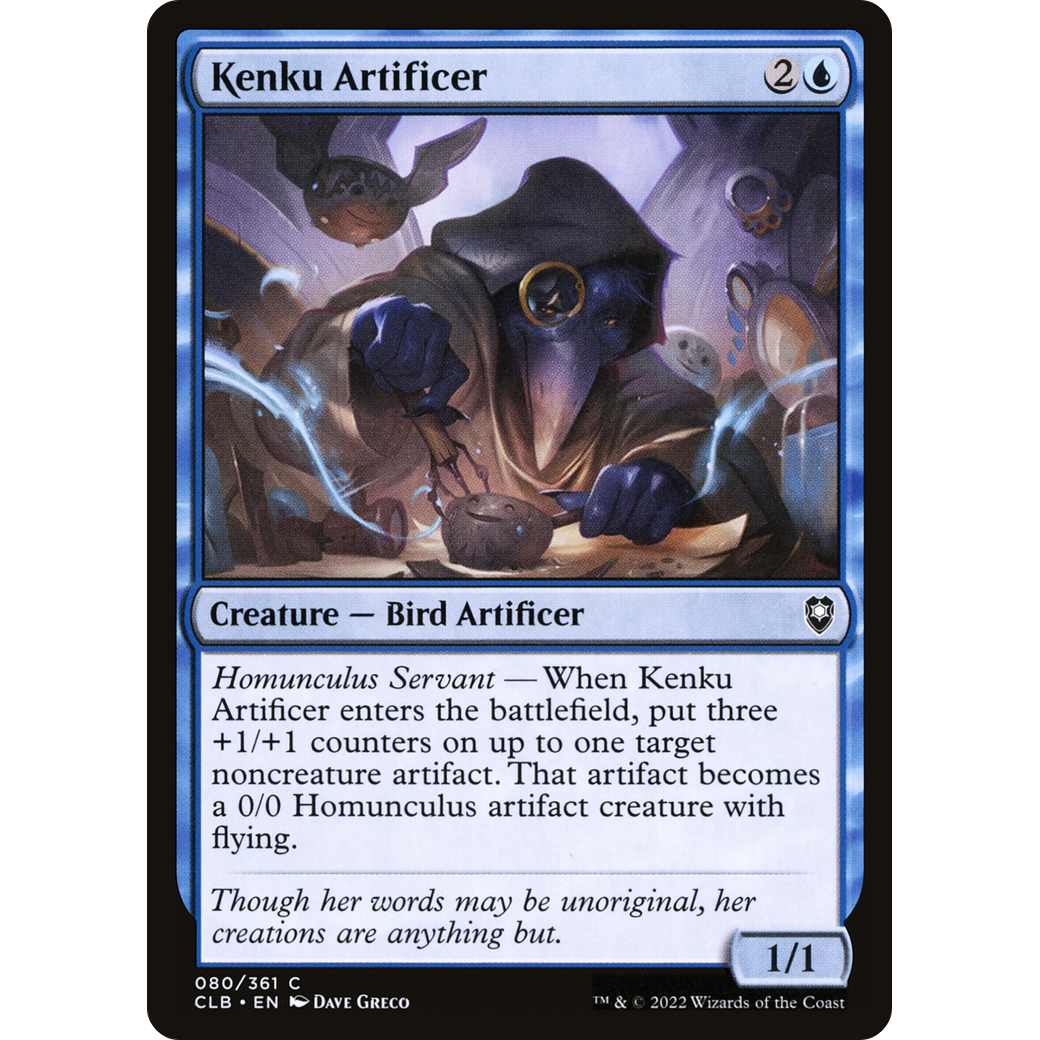 Kenku Artificer (CLB-080) - Commander Legends: Battle for Baldur's Gate Foil