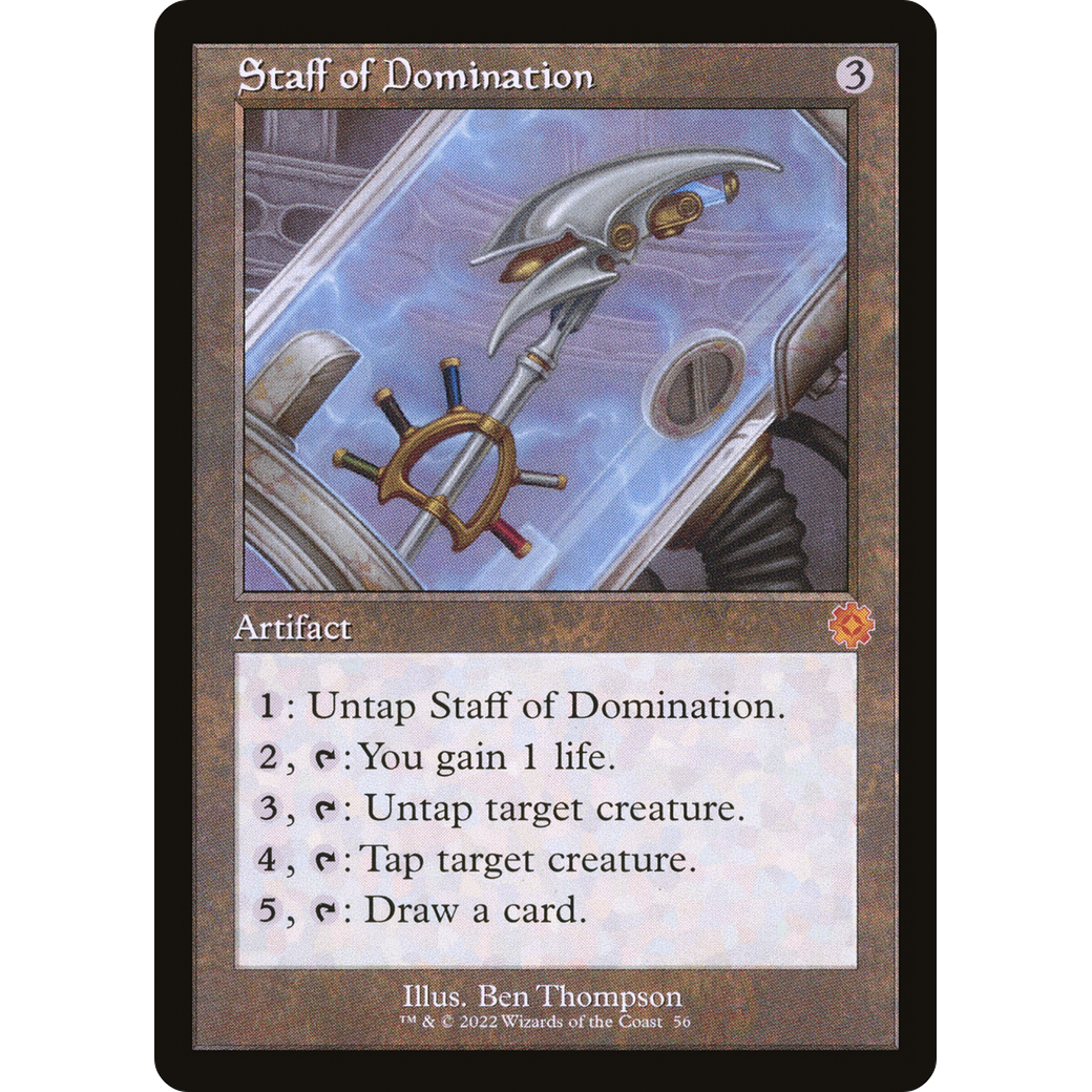 Staff of Domination (BRR-056) - The Brothers' War Retro Artifacts