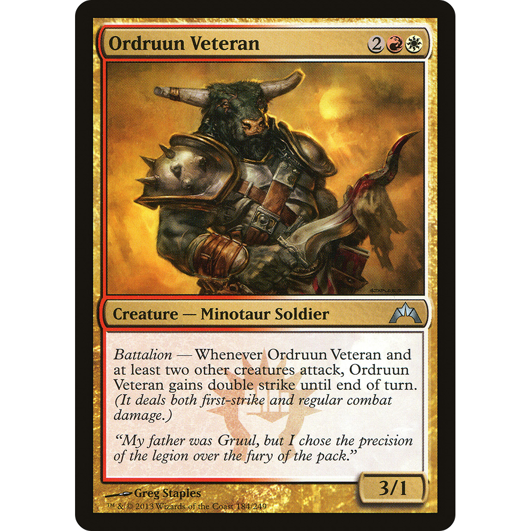 Ordruun Veteran (GTC-184) - Gatecrash Foil