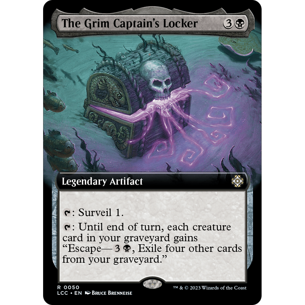 The Grim Captain's Locker (LCC-050) - The Lost Caverns of Ixalan Commander: (Extended Art)