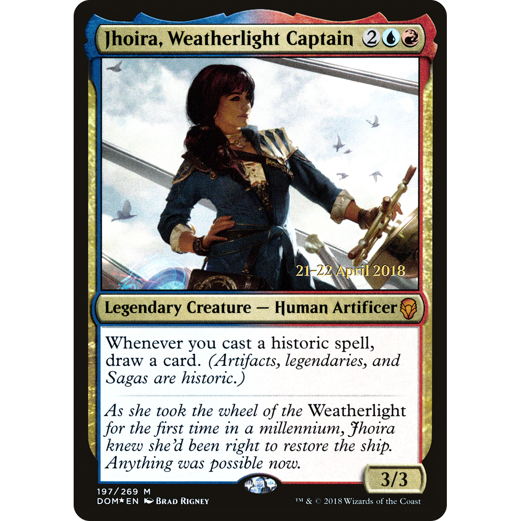 Jhoira, Weatherlight Captain (PRE-197) - Dominaria Promos Foil
